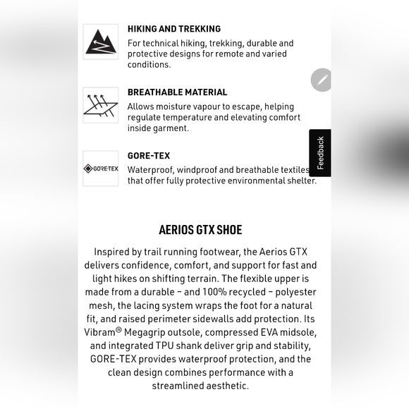 ARCTERYX°AERIOS•FL 2•GTX Hiking Shoes 👟 13M/14W - Picture 8 of 9